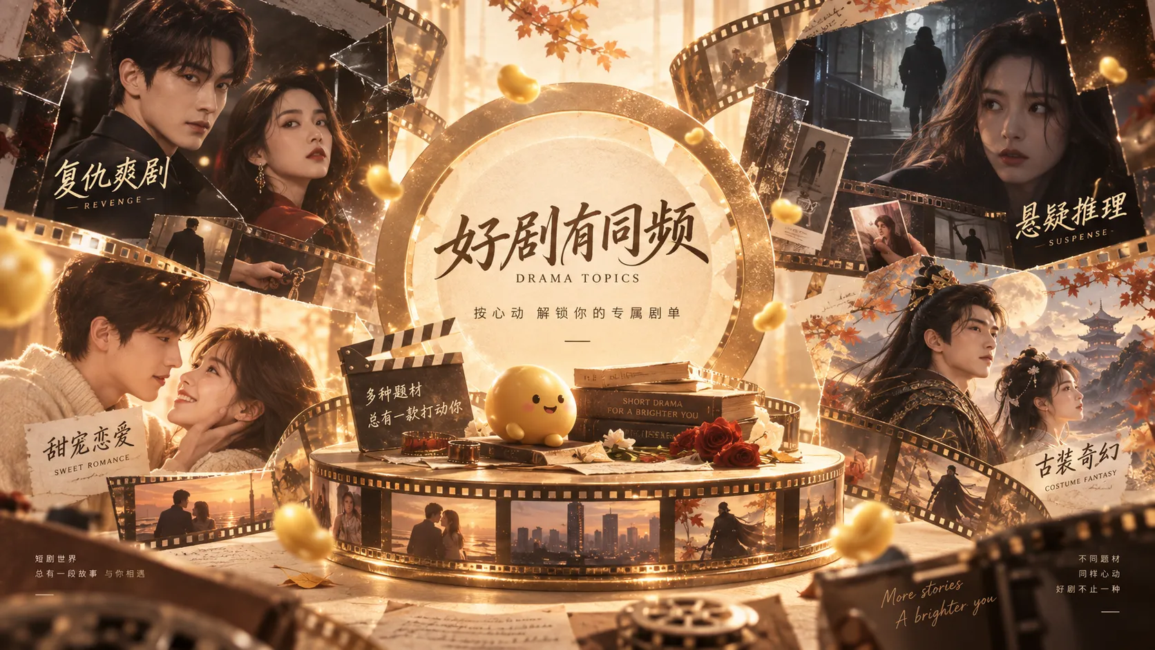 经典叙事题材的抽象视觉画面